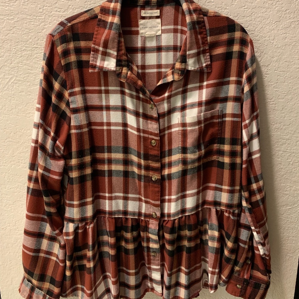 American Eagle plaid shirt